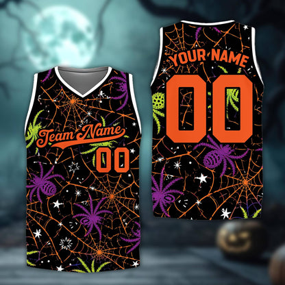 Another front view of the personalized holiday basketball jersey