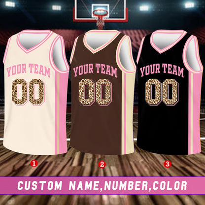 Another front angle of the custom name and number basketball jersey