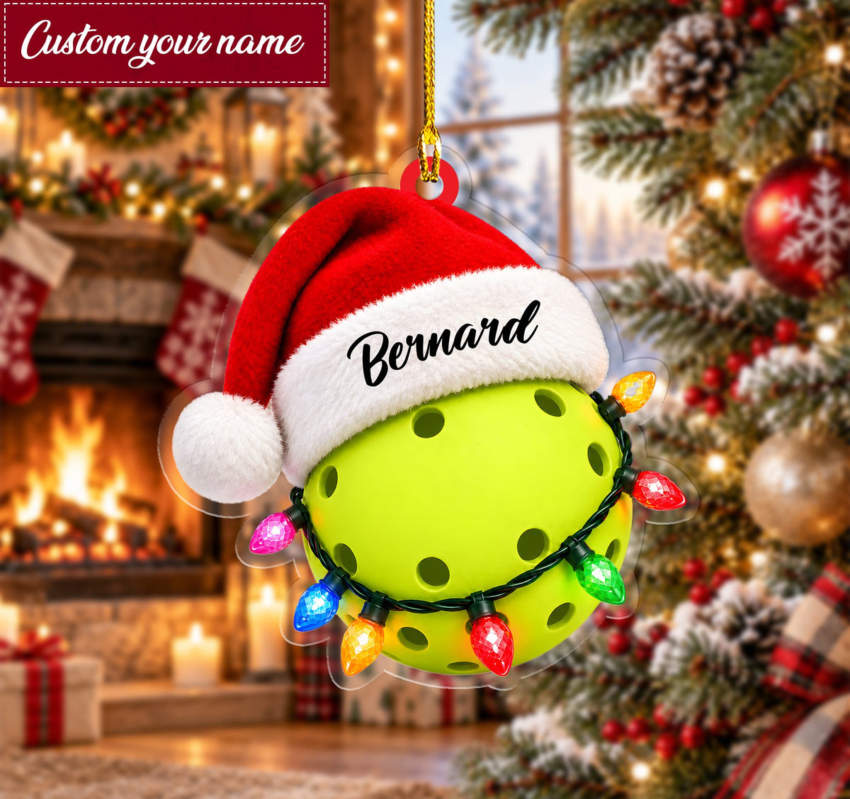 Second lifestyle view of the yellow custom football jersey with festive design
