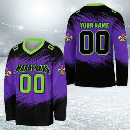 Front view showing the durable polyester fabric of the jersey