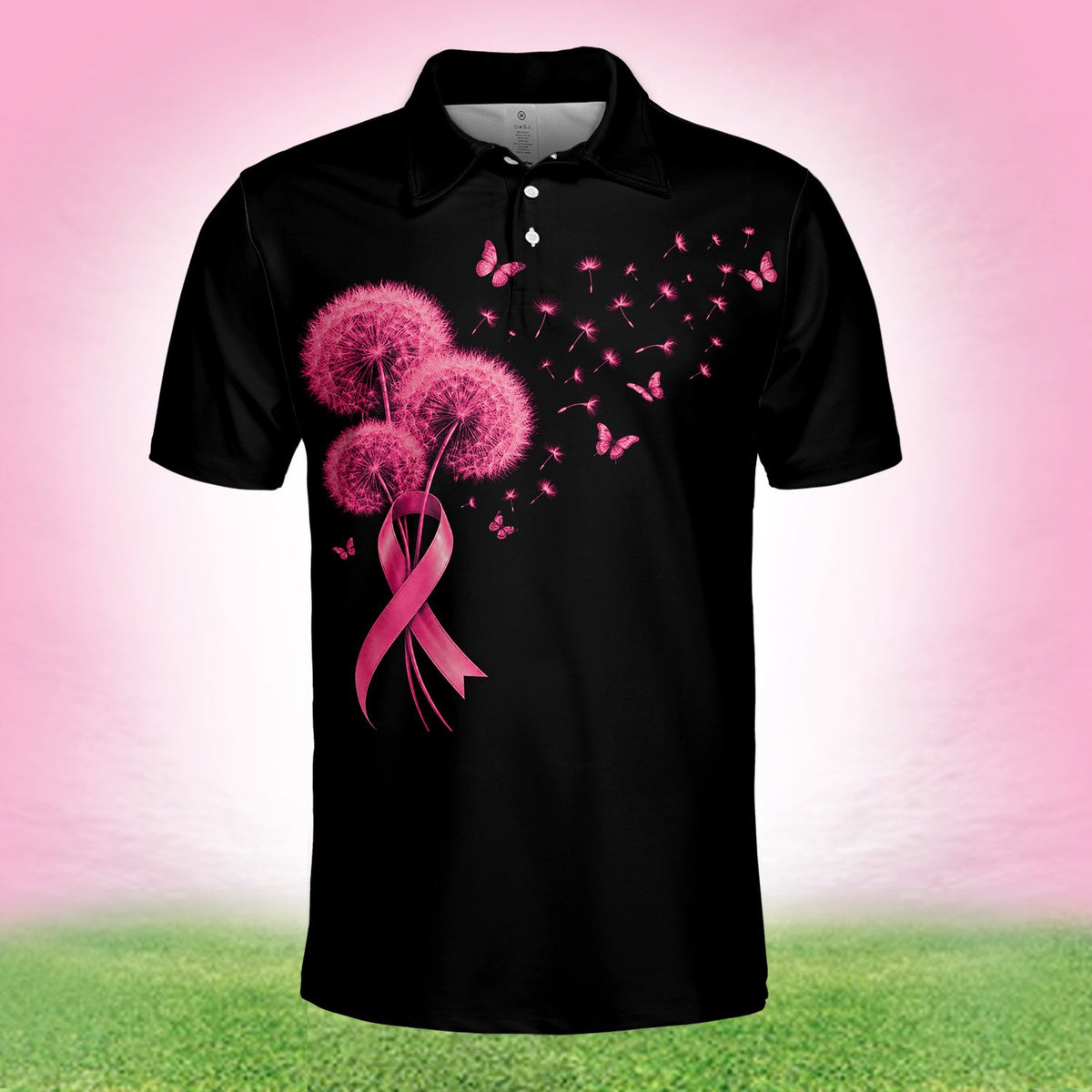 Another front view of the polo shirt