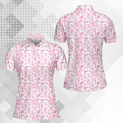 Full front view of the cute polo shirt