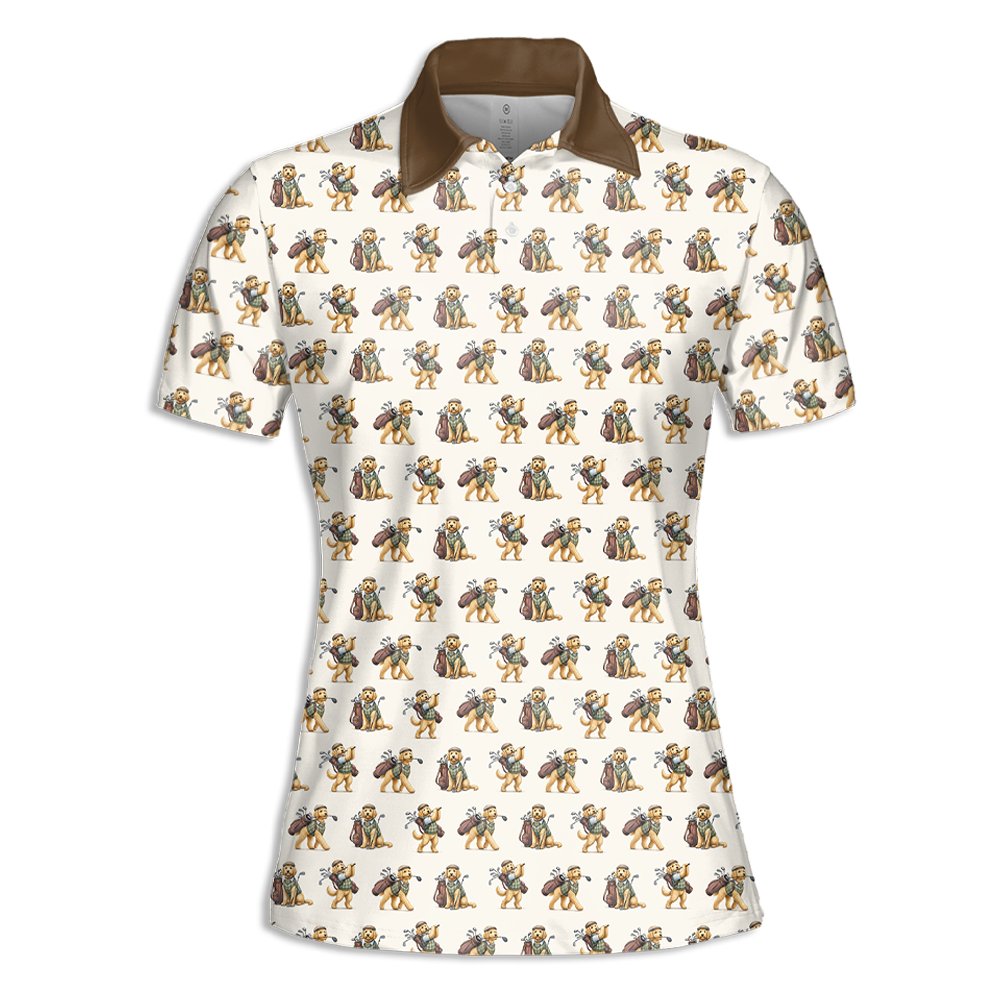 Front view of the Dog Golf Polo Shirt