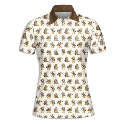 Front view of the Dog Golf Polo Shirt
