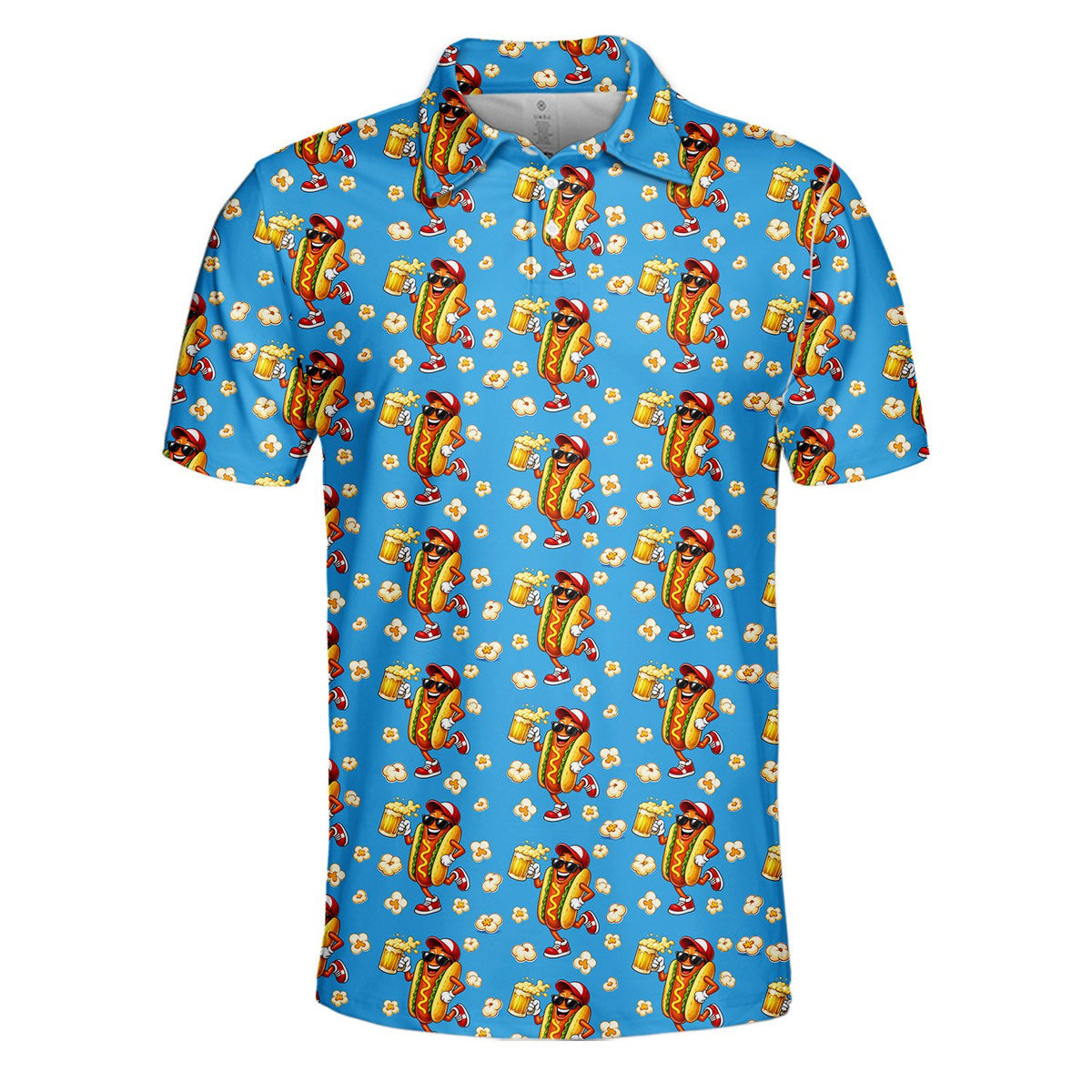 Another front view of the summer polo shirt