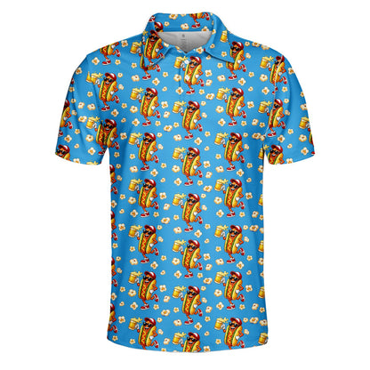 Another front view of the summer polo shirt