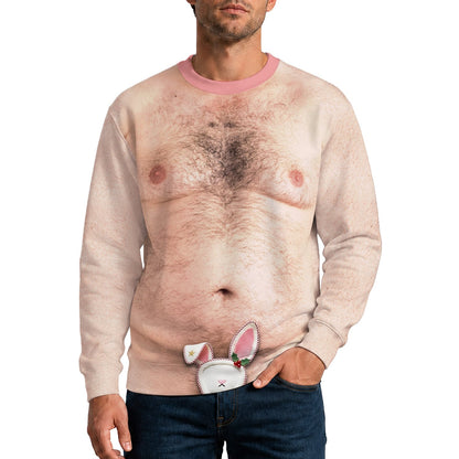Second lifestyle view of someone wearing the funny golf polo shirt