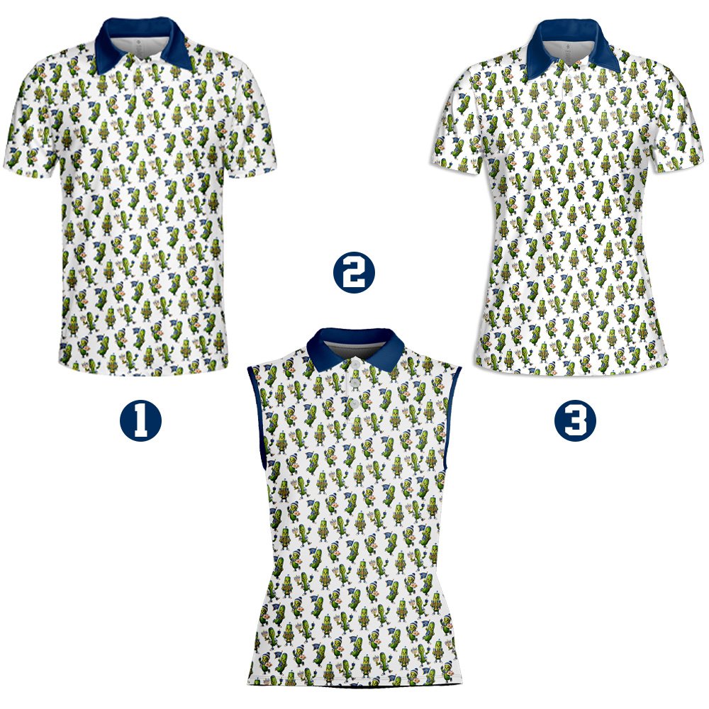 Front view of the white hanukkah polo shirt for adults