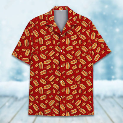 Red hot polo shirt, fourth front view