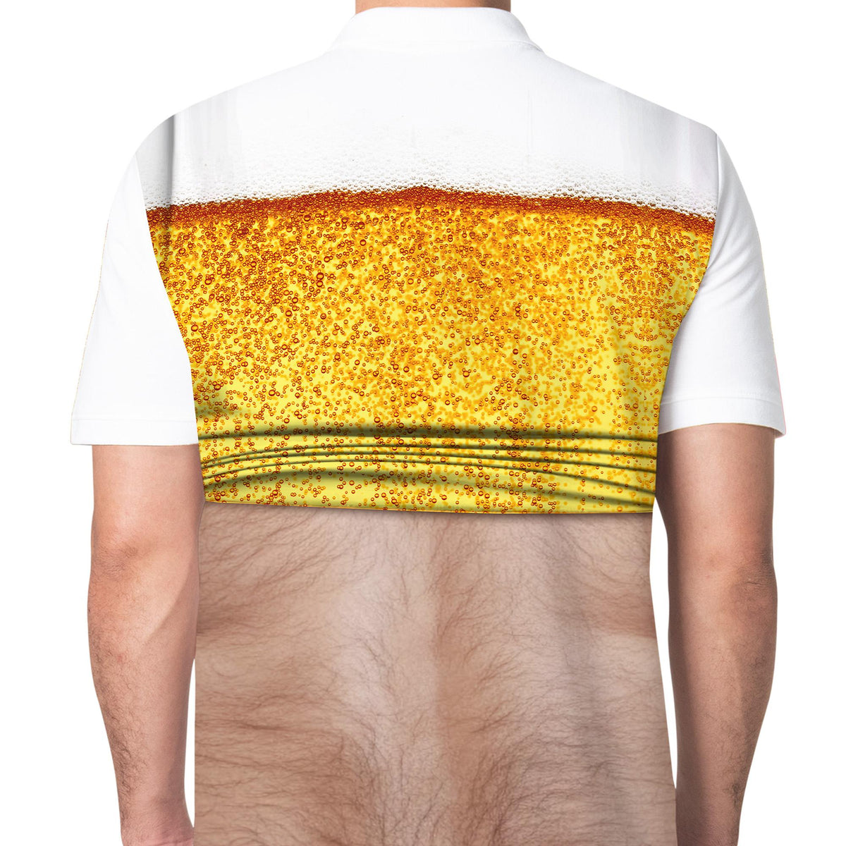 Back detail of the polo shirt