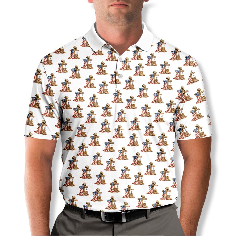 Lifestyle view of the mens polo shirts