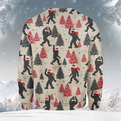 Additional back view of the christmas ugly sweater design