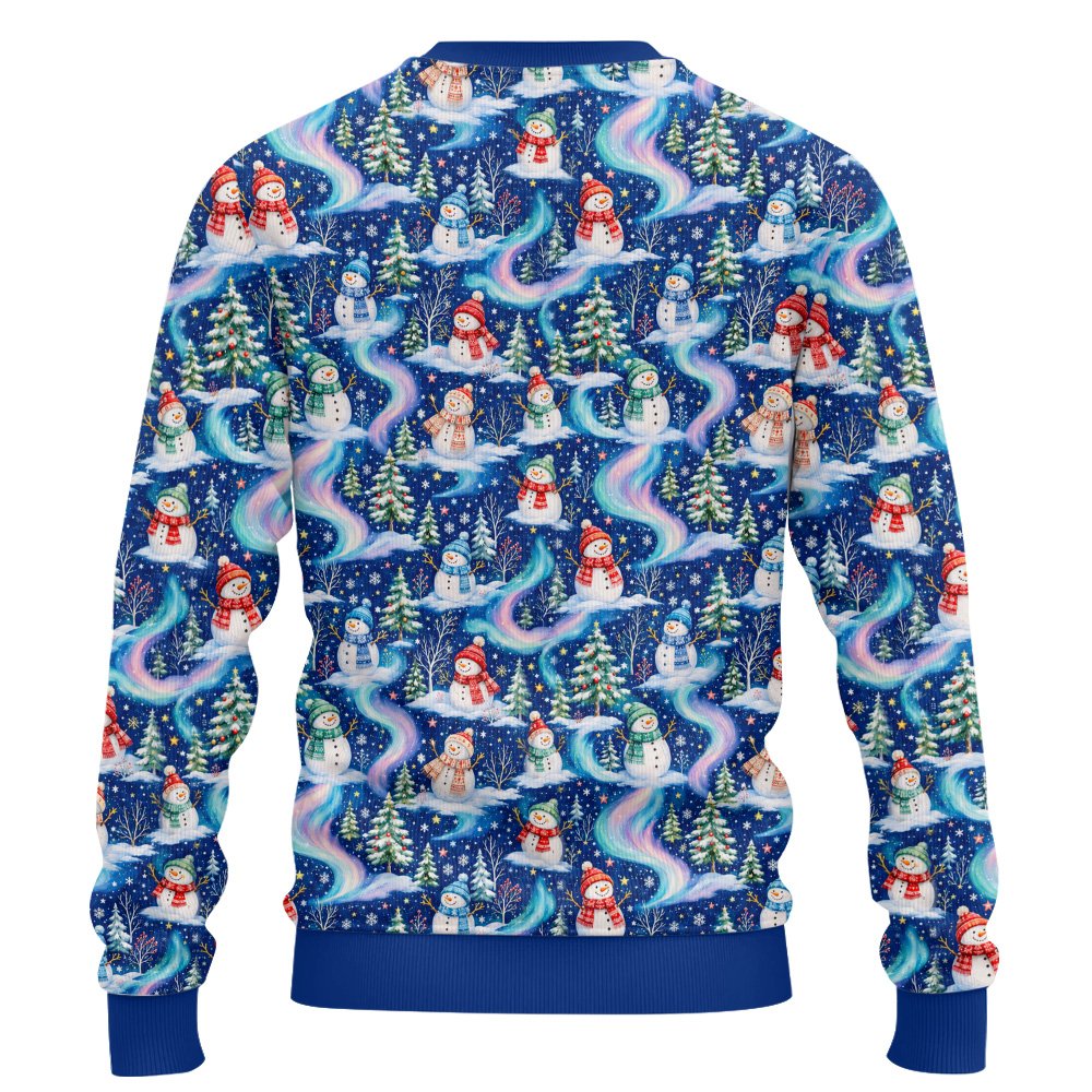 Alternate back view showing the pine trees and starry night design