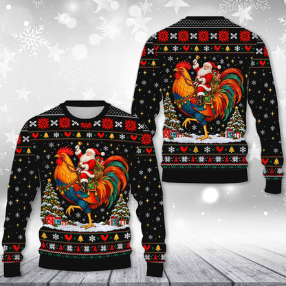 Alternative front view of the festive holiday ugly sweater