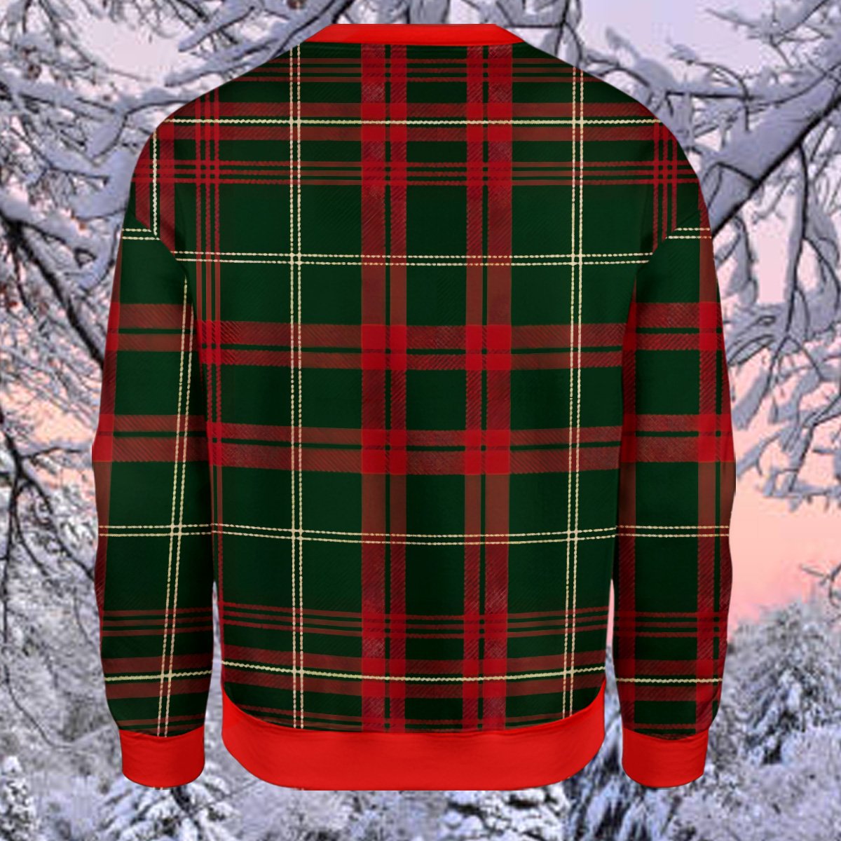 Front view 3 of Santa martini holiday sweater