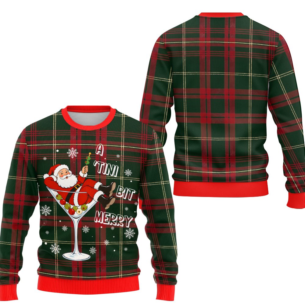 Front view 4 of A Tini Bit Merry ugly sweater