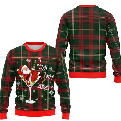 Front view 4 of A Tini Bit Merry ugly sweater