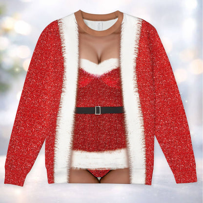 Another front view of the festive holiday ugly sweater