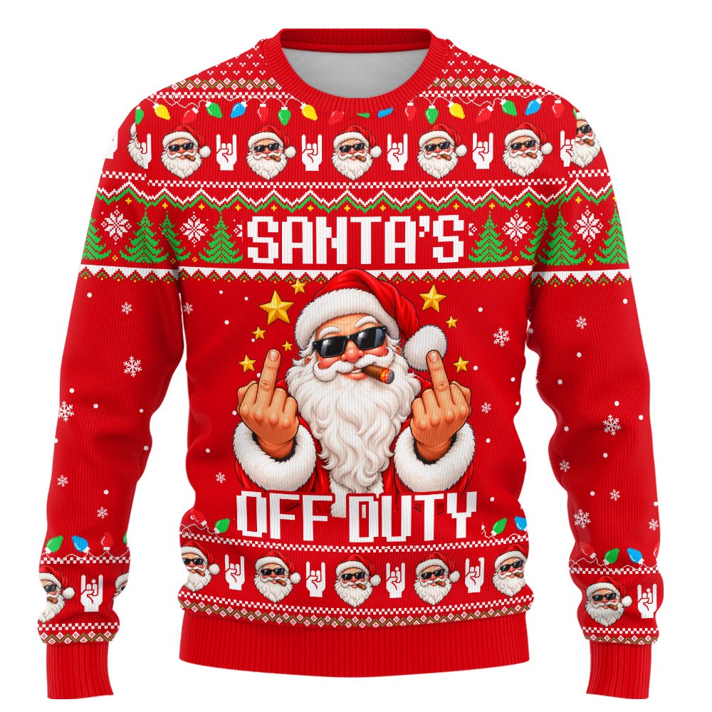 Additional front view showing the tough Santa design