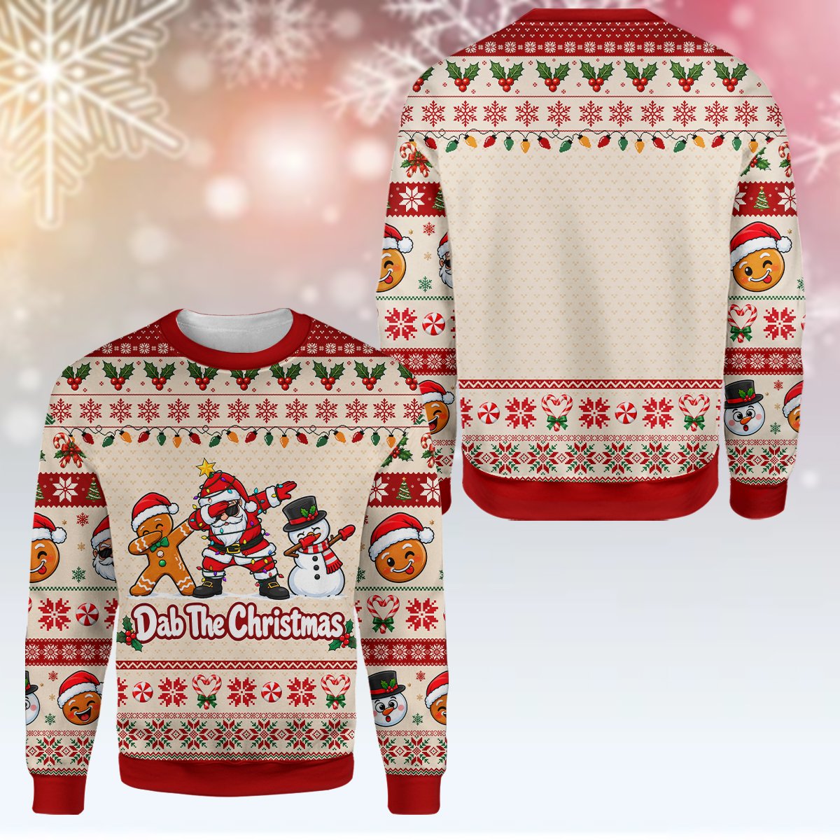 Another front view of the holiday ugly sweater