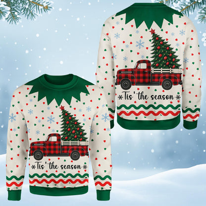 Another front view of the festive christmas ugly sweater