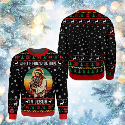 Another front angle of the holiday ugly sweater