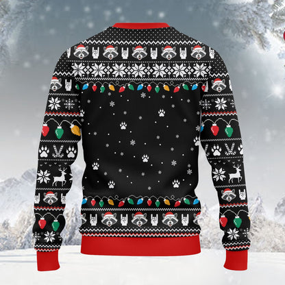 Alternative back view of the holiday ugly sweater