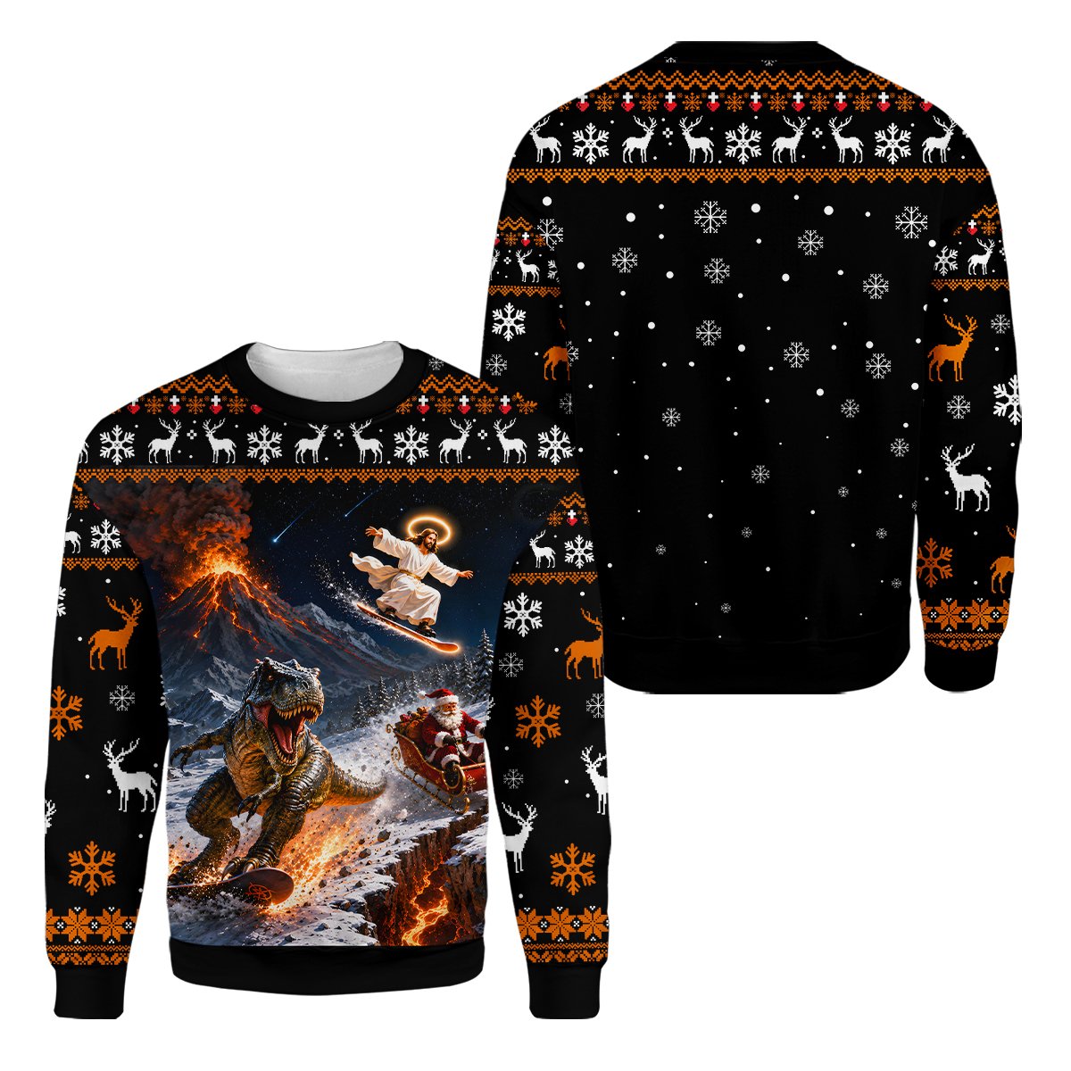 Another front view of the holiday ugly sweater