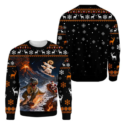 Another front view of the holiday ugly sweater