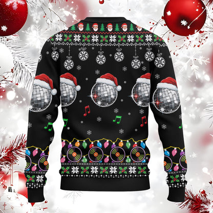 Alternate back view of the holiday ugly sweater