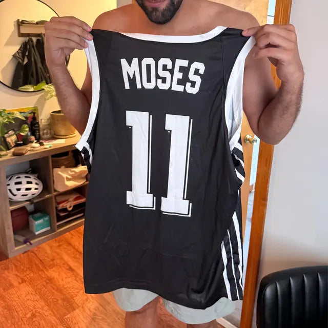 Custom black sports jersey