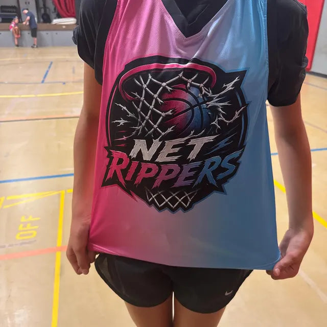 Custom gradient basketball jersey